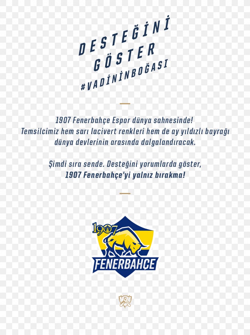 Fenerbahçe S.K. 1907 Fenerbahçe ESports League Of Legends Electronic Sports Dark Passage, PNG, 1108x1486px, League Of Legends, Area, Brand, Dark Passage, Electronic Sports Download Free