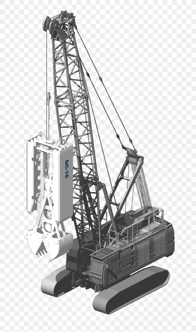 Hydraulics Excavator Crane Soilmec Architectural Engineering, PNG, 887x1500px, Hydraulics, Architectural Engineering, Black And White, Construction Equipment, Crane Download Free