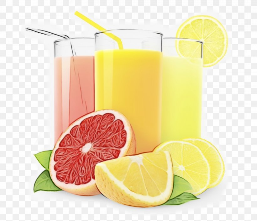 Juice Drink Citrus Food Vegetable Juice, PNG, 984x844px, Watercolor, Citrus, Drink, Food, Grapefruit Download Free