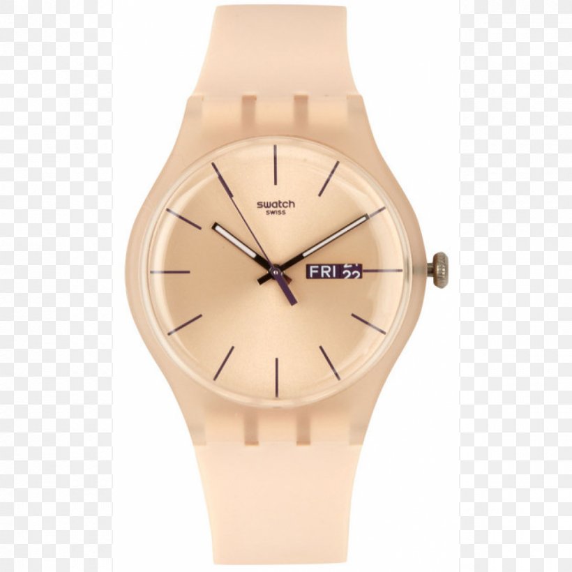 Swatch New Gent Clock Swatch Skin, PNG, 1200x1200px, Swatch New Gent, Beige, Brand, Brown, Clock Download Free