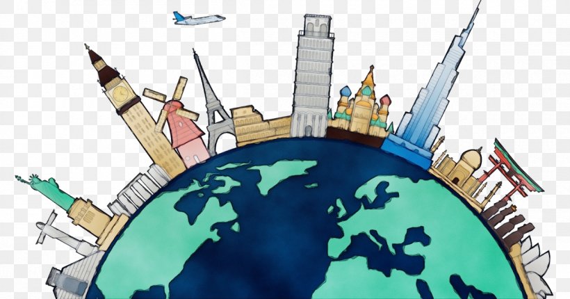 Travel Globe, PNG, 1200x630px, Watercolor, Animation, City, Globe, Hotel  Download Free