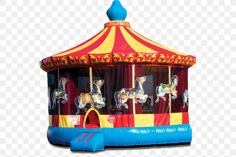 Carousel Mike's Moonwalk Rentals & Backyard BBQ Renting Inflatable Bouncers House, PNG, 546x546px, Carousel, Amusement Park, Amusement Ride, Carnival, Fun Download Free