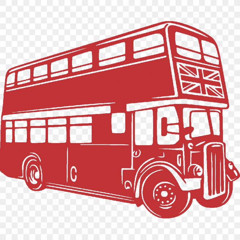 Double-decker Bus London Clip Art School Bus, PNG, 1000x1000px, Bus, Area, Automotive Design, Brand, Bus Stop Download Free