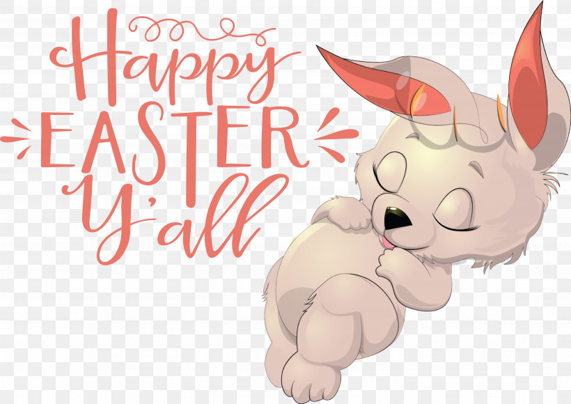 Happy Easter Easter Sunday Easter, PNG, 3504x2482px, Happy Easter, Biology, Cartoon, Character, Character Created By Download Free