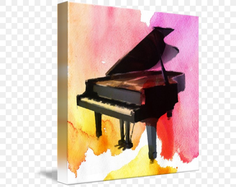 Piano Art.com Canvas Print, PNG, 576x650px, Watercolor, Cartoon, Flower, Frame, Heart Download Free