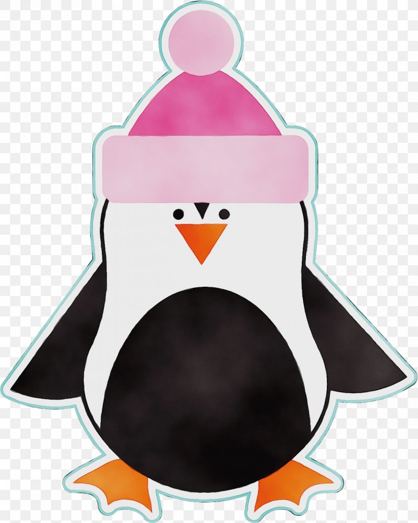 Penguin, PNG, 1219x1525px, Watercolor, Bird, Cartoon, Flightless Bird, Paint Download Free