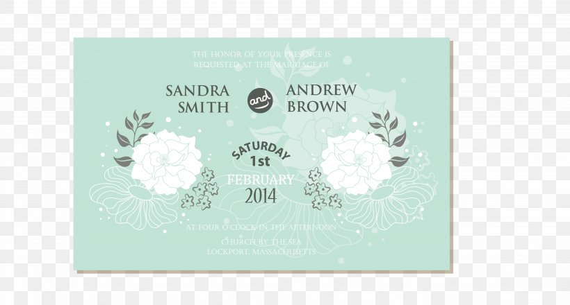 Wedding Invitation Paper, PNG, 4317x2317px, Wedding Invitation, Brand, Business Card, Convite, Flower Download Free