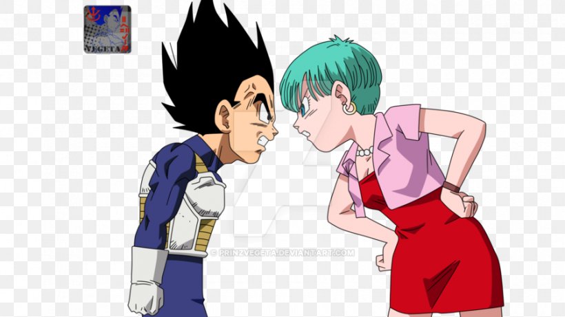 Bulma Vegeta Trunks Goku Bulla, PNG, 900x506px, Watercolor, Cartoon, Flower, Frame, Heart Download Free