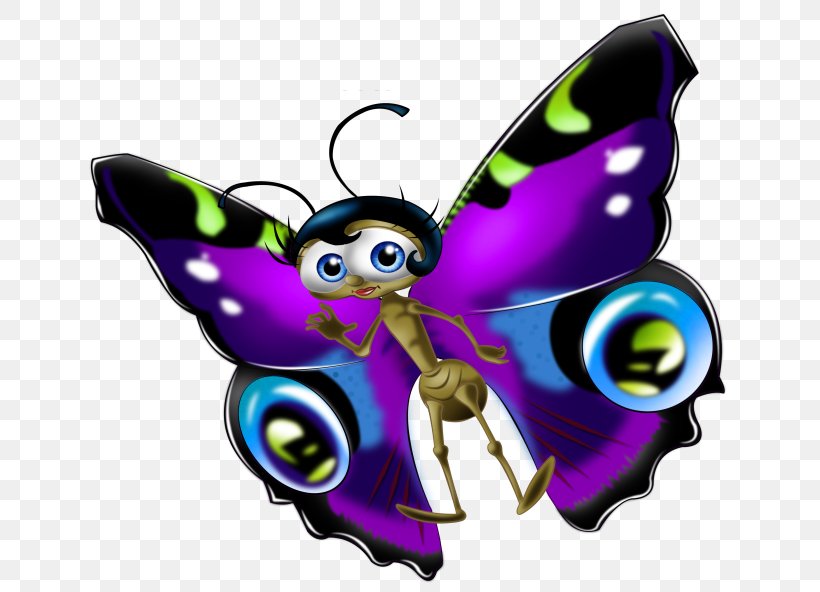Butterfly Insect Clip Art Image Moth, PNG, 670x592px, Butterfly, Brush Footed Butterfly, Butterflies And Moths, Caterpillar, Digital Image Download Free