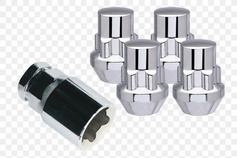 Ceco Chrome Cone Seat Wheel Locks Socket Style 1.75