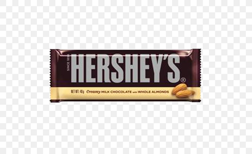 Chocolate Bar Hershey's Drops The Hershey Company Snack, PNG, 500x500px, Chocolate Bar, Almond, Brand, Chocolate, Confectionery Download Free