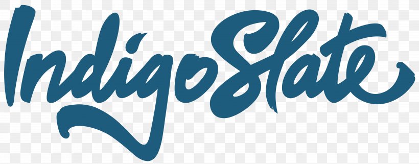 Indigo Slate Logo Business Marketing Brand, PNG, 5062x1987px, Logo, Bellevue, Brand, Business, Calligraphy Download Free