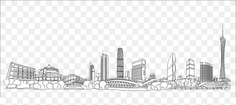 U82b1u90fdu533au4fddu5b89u670du52a1u516cu53f8 Huadu District Drawing, PNG, 1024x456px, Huadu District, Advertising, Architecture, Black And White, Brand Download Free