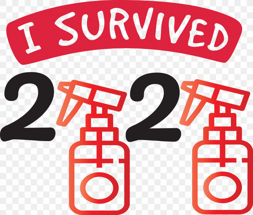I Survived I Survived 2020 Year, PNG, 3000x2548px, I Survived, Gift, Hello 2021, Text Download Free