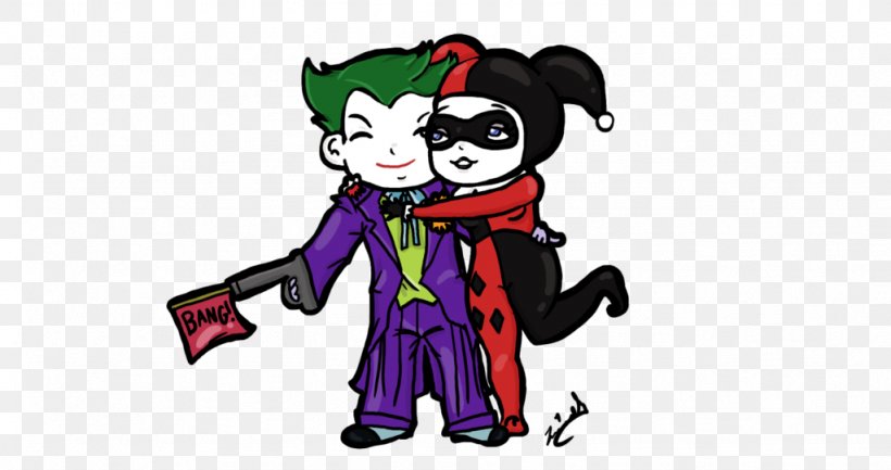 Joker Harley Quinn Clip Art Batman Drawing, PNG, 1024x541px, Joker, Art, Batman, Batman And Harley Quinn, Cartoon Download Free