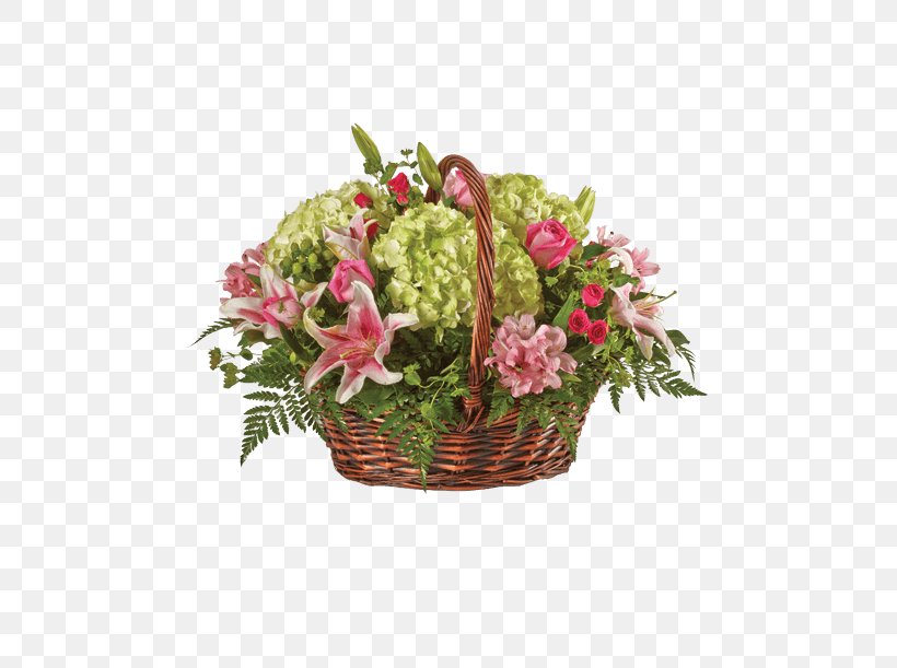 Floral Design Food Gift Baskets Cut Flowers, PNG, 500x611px, Floral Design, Artificial Flower, Basket, Connells Maple Lee Flowers Gifts, Cut Flowers Download Free