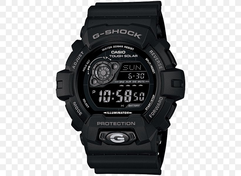 G-Shock Casio Shock-resistant Watch Tough Solar, PNG, 500x600px, Gshock, Amazoncom, Brand, Casio, Clock Download Free