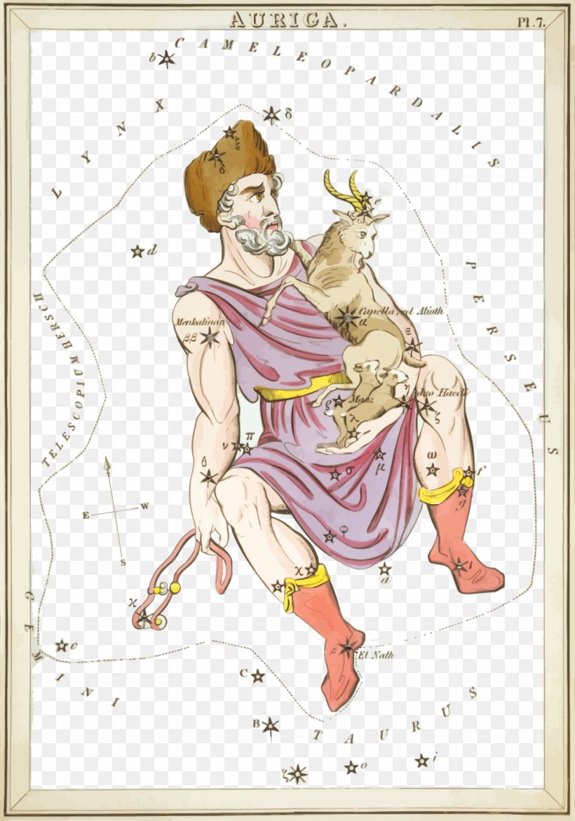 Auriga Constellation Perseus Uranias Mirror Capella, PNG, 1289x1842px, Watercolor, Cartoon, Flower, Frame, Heart Download Free