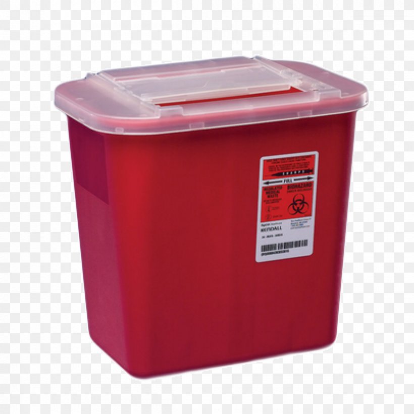 Sharps Waste Lid Container Gallon Waste Management, PNG, 1200x1200px, Sharps Waste, Container, Covidien Ltd, Gallon, Hypodermic Needle Download Free