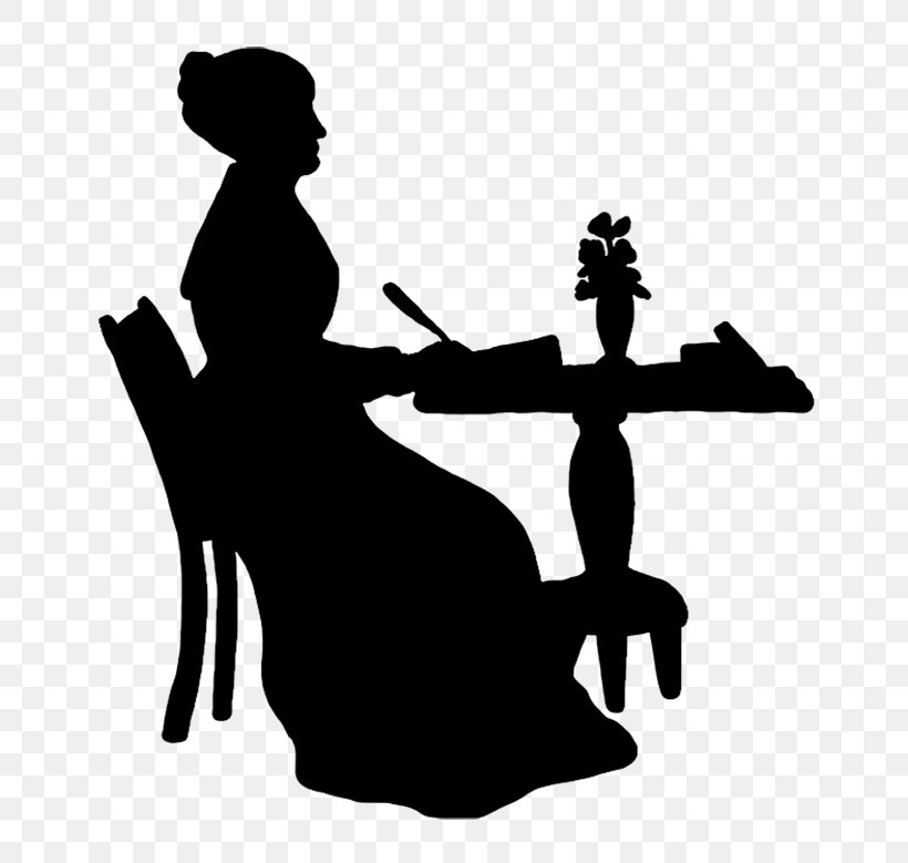 Victorian Era Silhouette Woman Clip Art, PNG, 709x779px, Victorian Era, Artwork, Black And White, Drawing, Female Download Free
