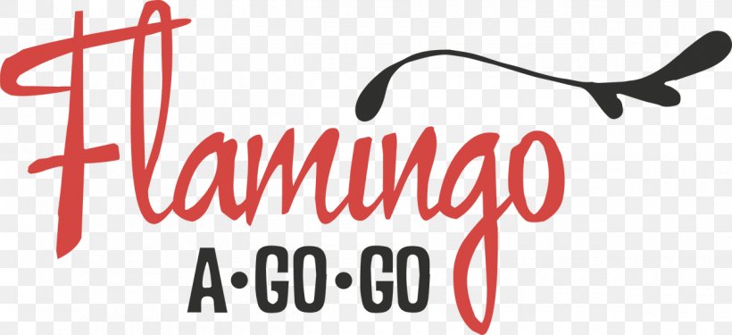 Flamingo A-Go-Go Logo Restaurant French Quarter Festival Food, PNG, 1200x549px, Logo, Area, Brand, Calligraphy, Food Download Free