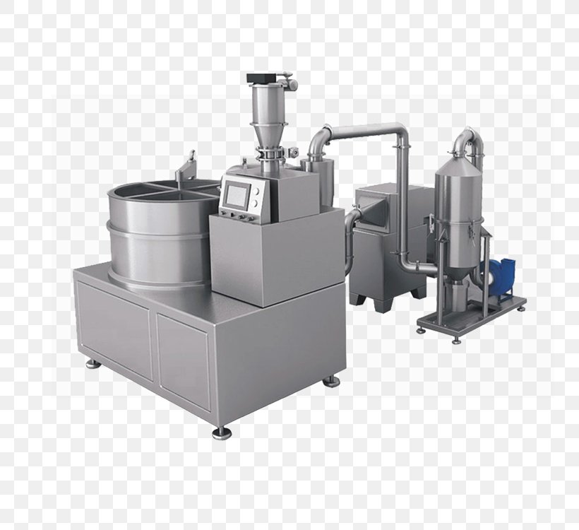 Granulation Pharmaceutical Industry Manufacturing Mixing Machine, PNG, 750x750px, Granulation, Drying, Granular Material, Highshear Mixer, Machine Download Free