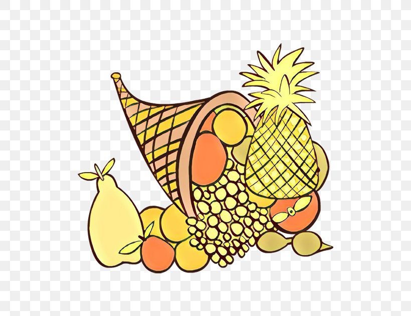 Pineapple, PNG, 600x630px, Cartoon, Ananas, Banana, Food, Fruit Download Free