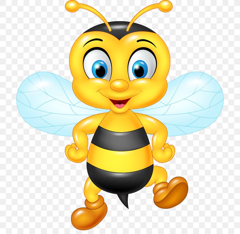 Bee Cartoon Royalty-free Clip Art, PNG, 744x800px, Bee, Art, Butterfly ...