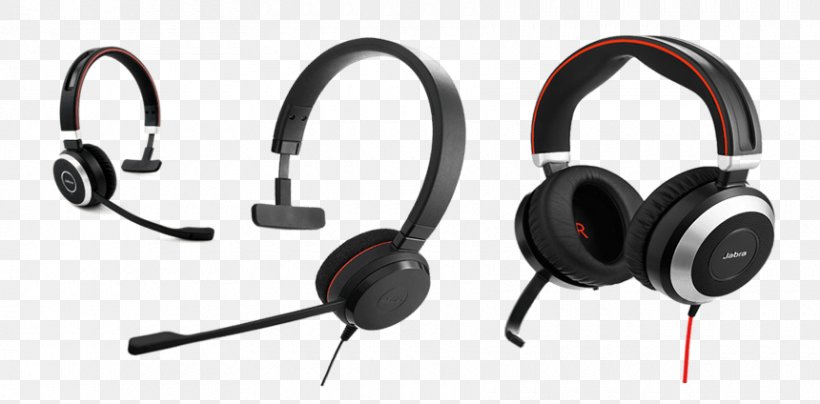Jabra Evolve 80 MS Stereo Headset Active Noise Control Noise-cancelling Headphones, PNG, 860x424px, Headset, Active Noise Control, All Xbox Accessory, Audio, Audio Equipment Download Free