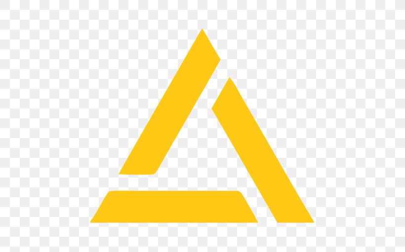Line Angle Brand, PNG, 512x511px, Brand, Area, Text, Triangle, Yellow Download Free