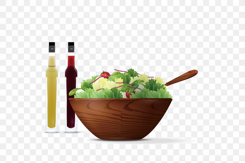 White Wine Salad Bowl Cuisine Illustration, PNG, 900x600px, White Wine, Bowl, Cooking, Cuisine, Flowerpot Download Free
