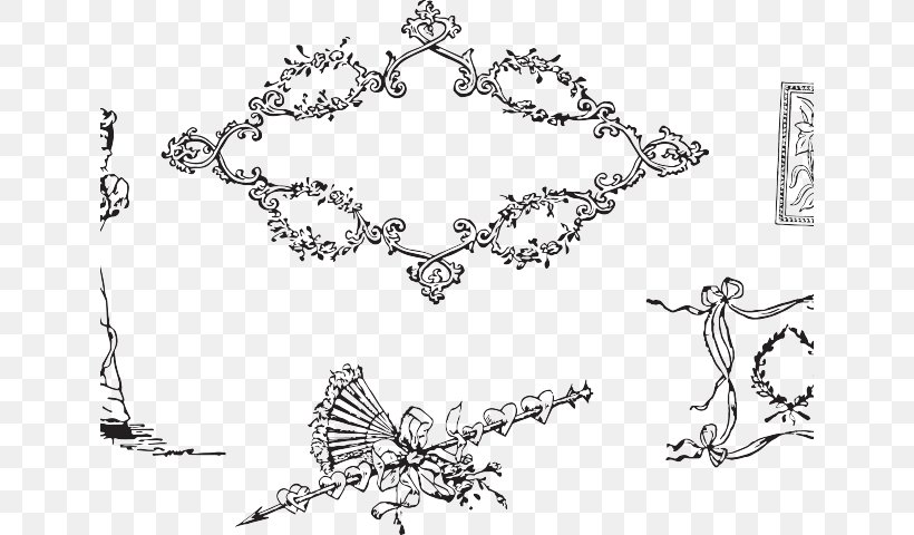 Clip Art Illustration Vector Graphics Borders And Frames, PNG, 640x480px, Borders And Frames, Coloring Book, Fashion Accessory, Flower Frame, Jewellery Download Free