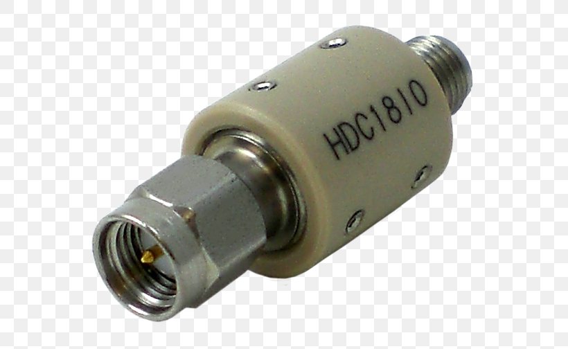 Coaxial Cable DC Block SMA Connector Electronic Component Hertz, PNG, 576x504px, Coaxial Cable, Adapter, Coaxial, Direct Current, Electrical Connector Download Free