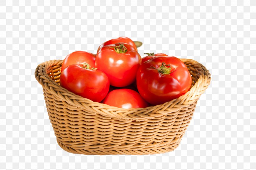 Tomato Vegetable Food Seed Vegetarian Cuisine, PNG, 2513x1669px, Tomato, Basket, Diet Food, Food, Fruit Download Free