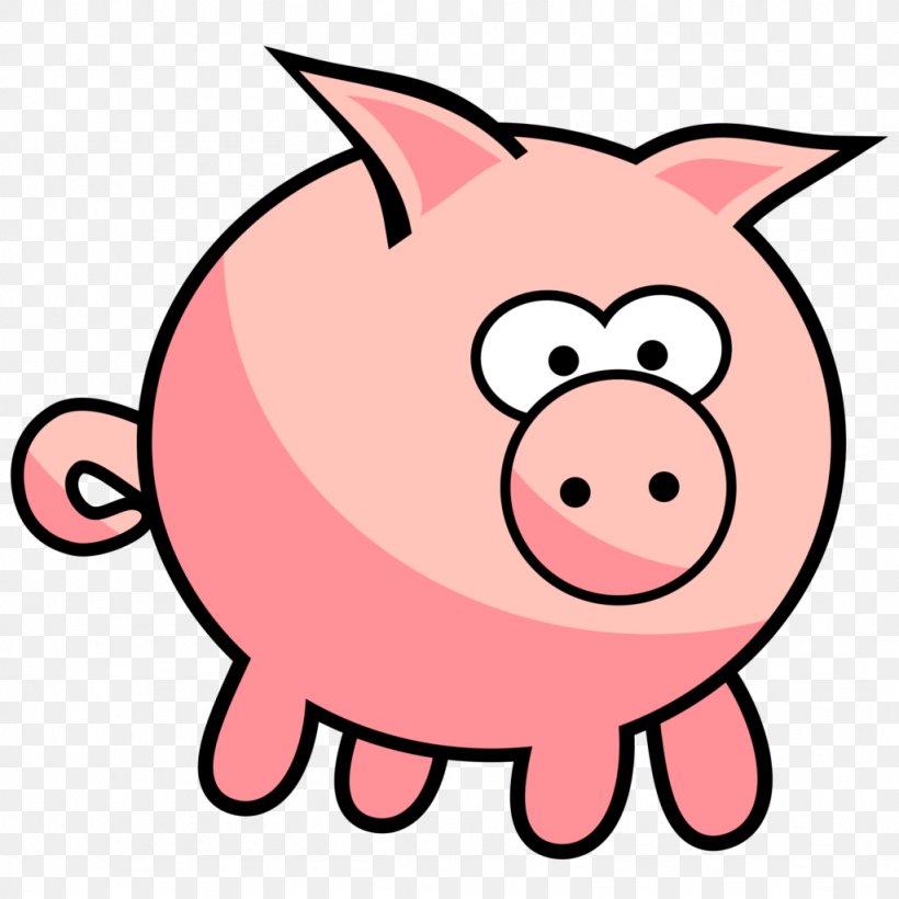 Clip Art Pig Image, PNG, 1024x1024px, Pig, Cartoon, Cheek, Domestic Pig, Facial Expression Download Free