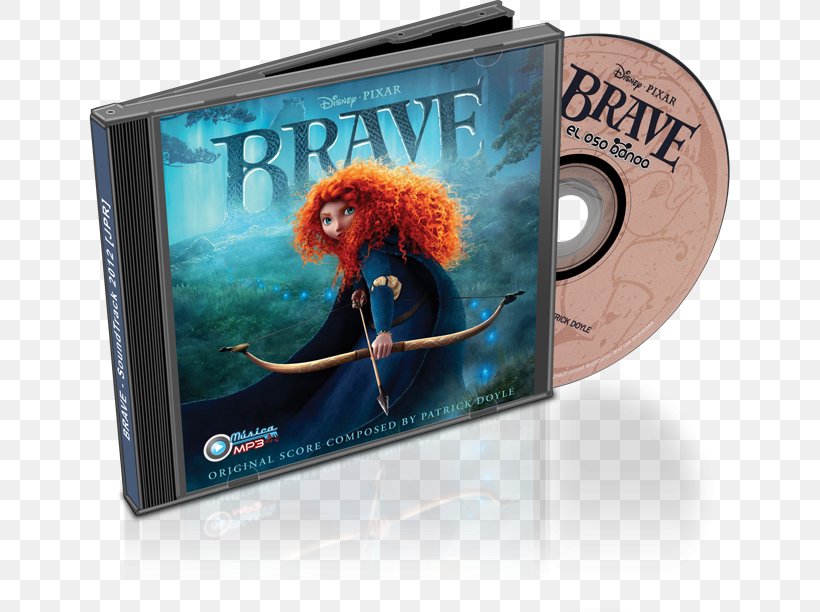Compact Disc Soundtrack Brave Pixar Film, PNG, 641x612px, Compact Disc, Advertising, Brave, Dvd, Film Download Free