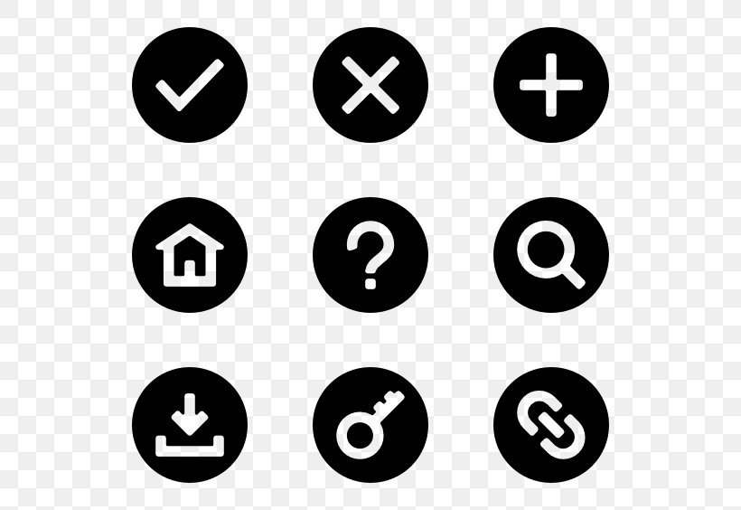 Icon Design, PNG, 600x564px, Icon Design, Area, Black And White, Button, Number Download Free
