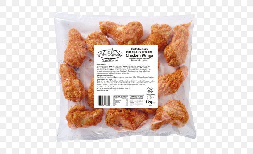 Crispy Fried Chicken Chicken Nugget Buffalo Wing KFC, PNG, 500x500px, Crispy Fried Chicken, Buffalo Wing, Chicken, Chicken As Food, Chicken Fingers Download Free