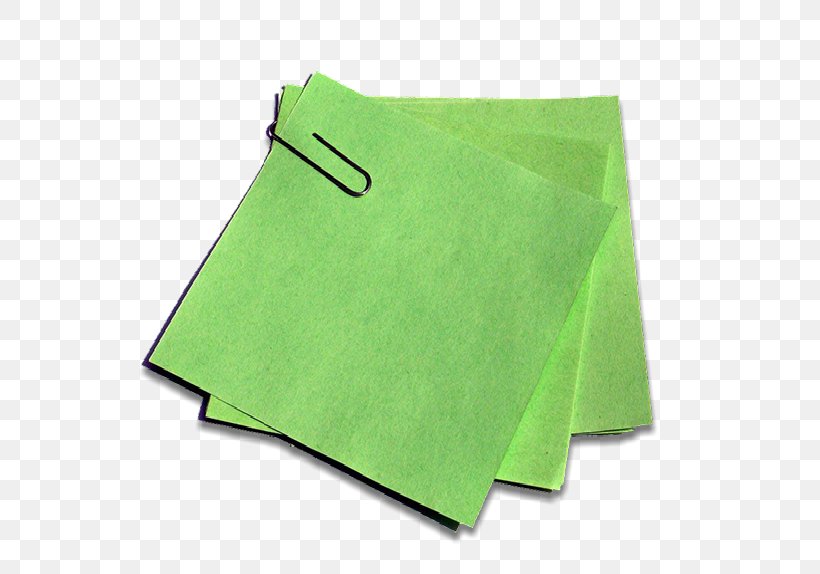 Post-it Note Paper Clip Art, PNG, 569x574px, Postit Note, Grass, Green, Green Paper, Material Download Free