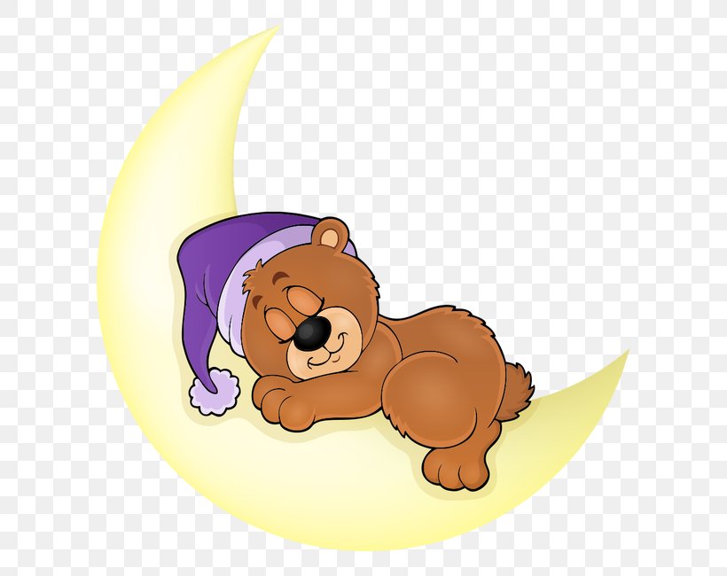 Bear Sleep Illustration, PNG, 650x650px, Watercolor, Cartoon, Flower, Frame, Heart Download Free