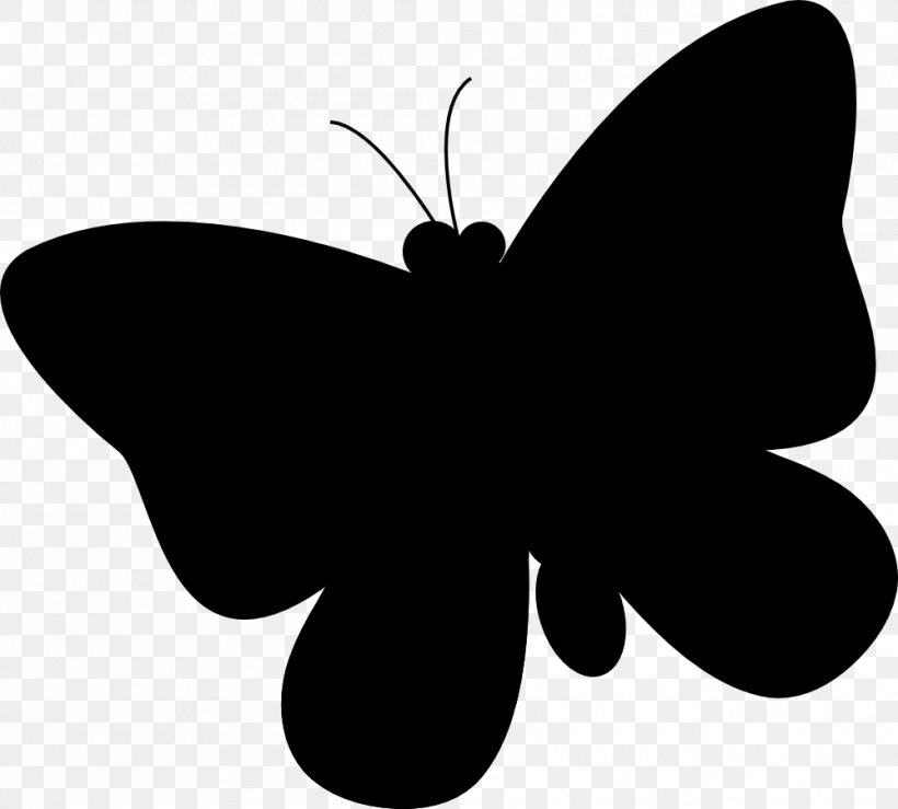 Clip Art Brush-footed Butterflies M. Butterfly Silhouette, PNG, 999x901px, Brushfooted Butterflies, Black, Blackandwhite, Brushfooted Butterfly, Butterfly Download Free
