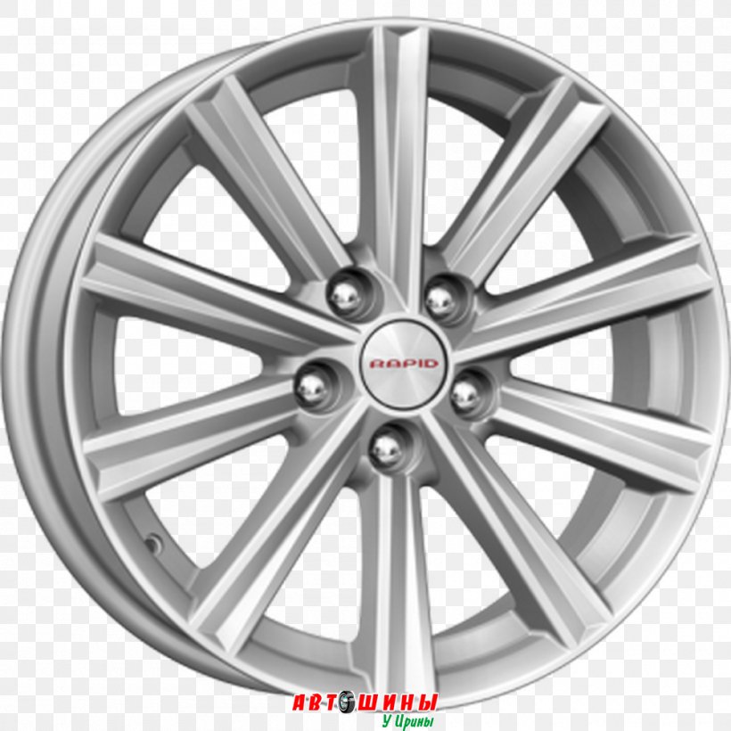 Alloy Wheel Car Tire Toyota RAV4, PNG, 1000x1000px, Alloy Wheel, Alloy, Alutec, Auto Part, Autofelge Download Free