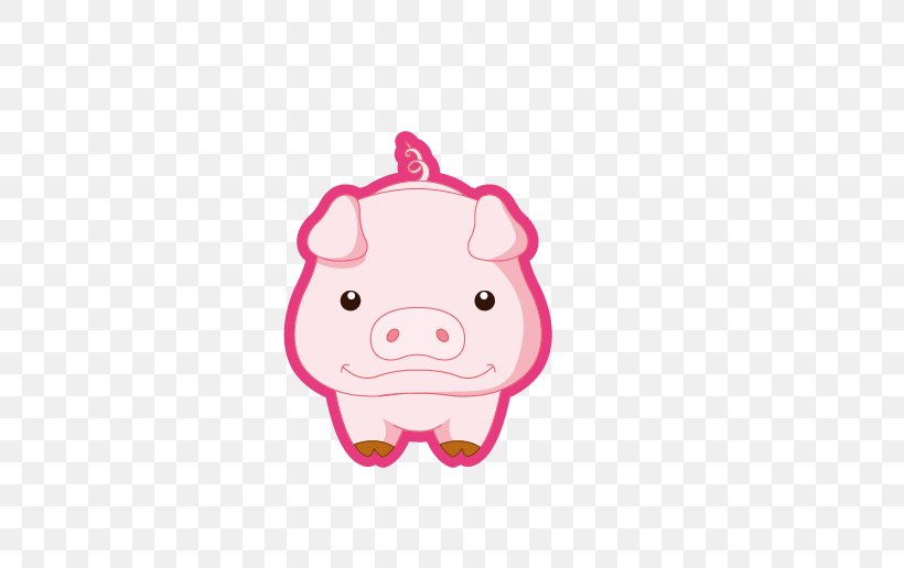 Domestic Pig, PNG, 553x516px, Domestic Pig, Cartoon, Fictional Character, Livestock, Mammal Download Free