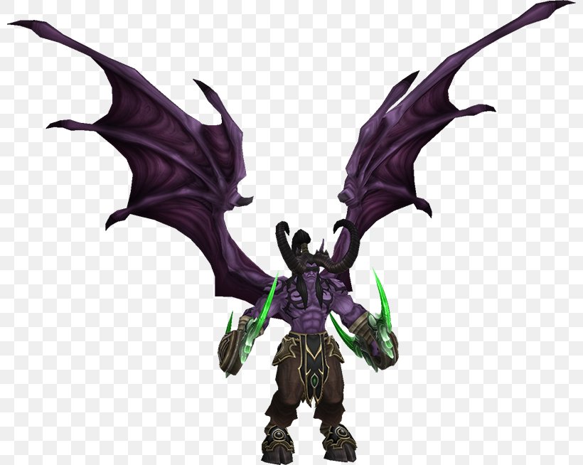Heroes Of The Storm Illidan Stormrage Demon Warcraft III: Reign Of Chaos YouTube, PNG, 800x654px, Heroes Of The Storm, Action Figure, Animated Film, Demon, Dragon Download Free