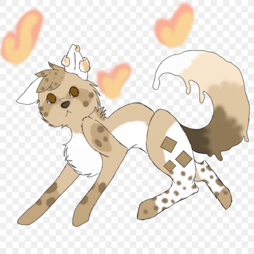 Big Cat Mammal Giraffe Deer, PNG, 894x894px, Watercolor, Cartoon, Flower, Frame, Heart Download Free