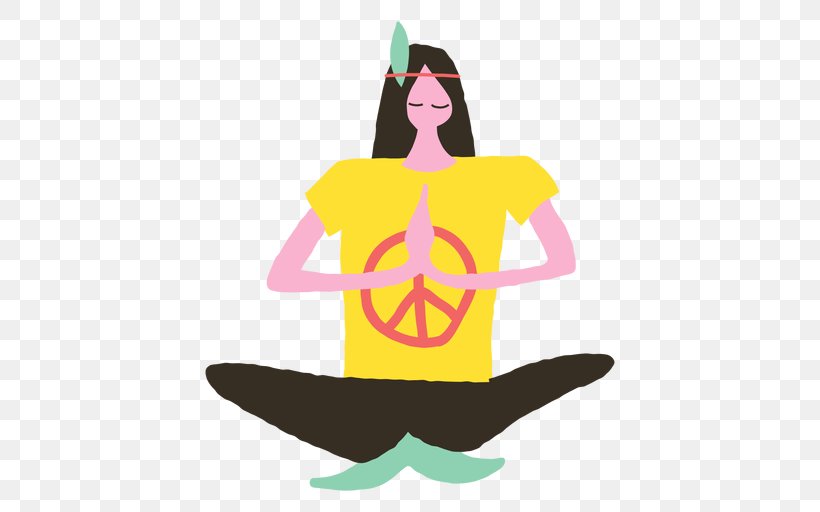 Clip Art Image Hippie GIF, PNG, 512x512px, Hippie, Fictional Character, Finger, Logo, Meditation Download Free