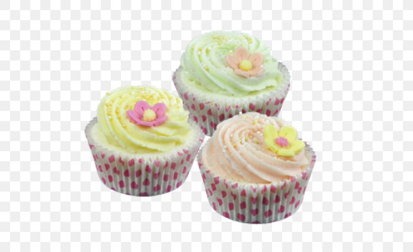 Cupcake Muffin Petit Four Frosting & Icing Buttercream, PNG, 500x500px, Cupcake, Baking, Baking Cup, Butter, Buttercream Download Free