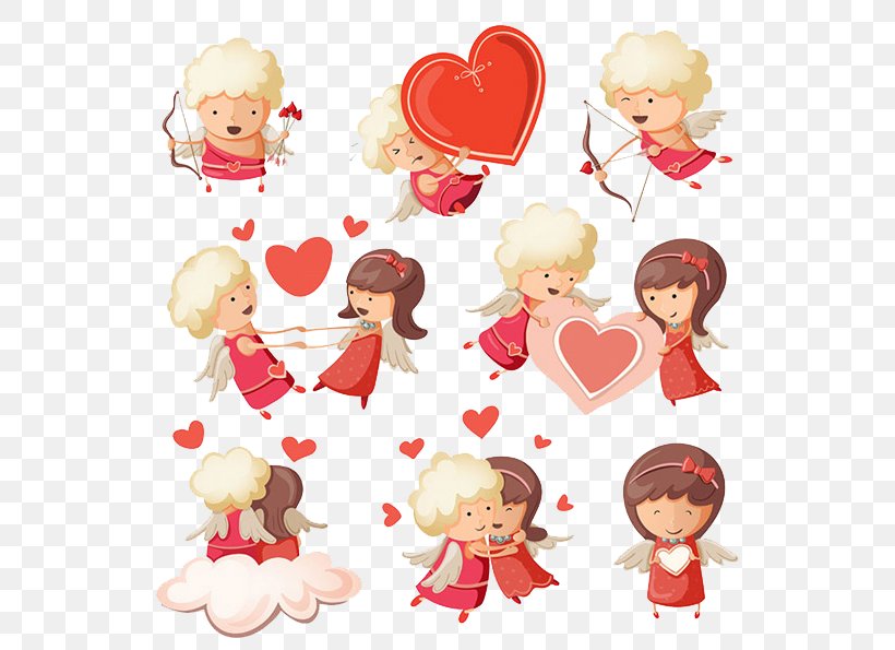 Cupid Royalty-free Heart Clip Art, PNG, 600x595px, Cupid, Art, Boy, Cartoon, Child Download Free