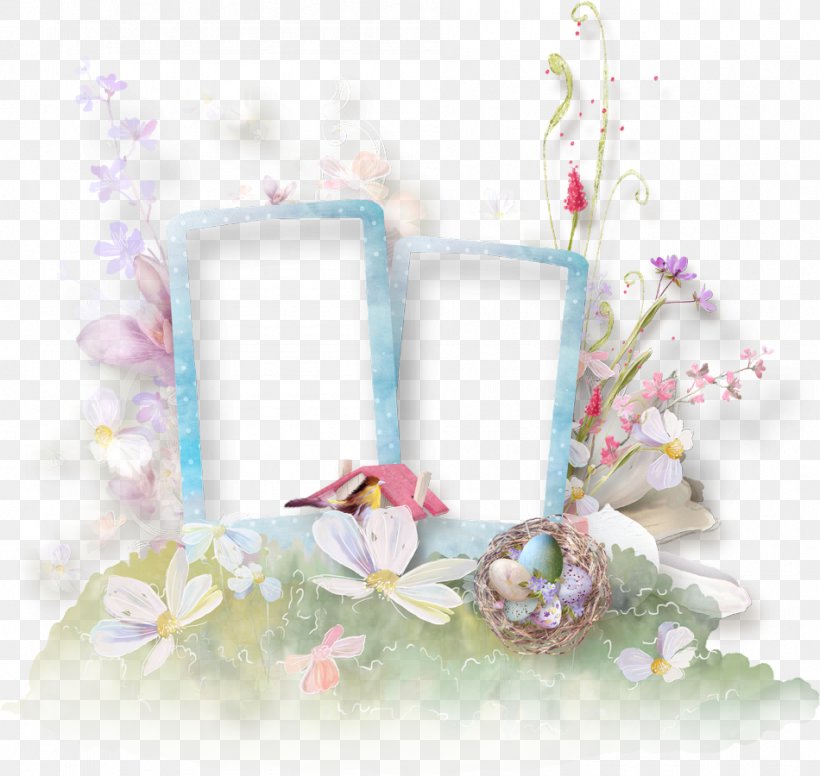 Easter Bunny Picture Frames Cadre, PNG, 950x900px, Easter Bunny, Cadre, Easter, Floral Design, Flower Download Free