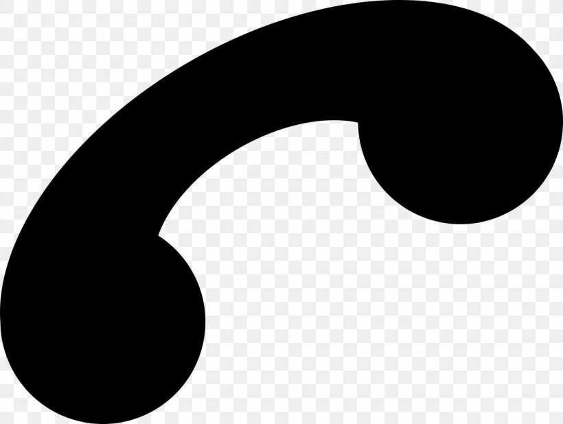 Telephone Symbol Clip Art, PNG, 1280x966px, Telephone, Black, Black And White, Crescent, Logo Download Free